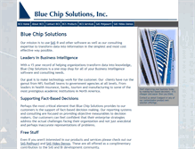 Tablet Screenshot of bluechipsolutions.com